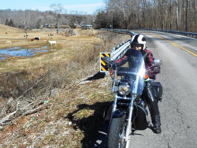 Pamo waits while Jeff snaps the photos.