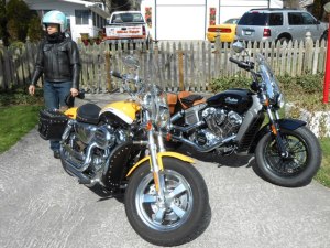 Pamo is ready to ride.