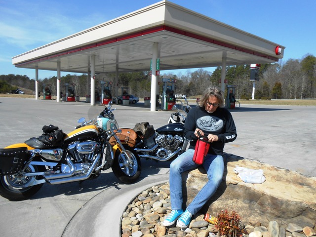 We stopped at the Weigel's on Chapman Highway to fuel up and eat a light snack.