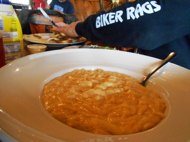 And finished by sharing some soup...