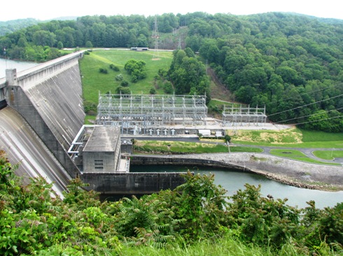 View of Norris Dam.