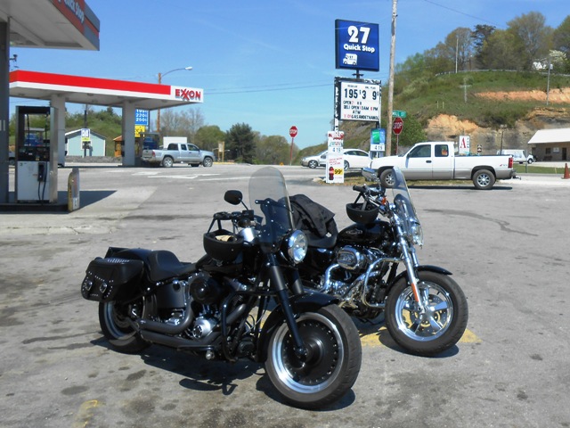 We fueled up at the 27 Quick Stop in Wartburg.