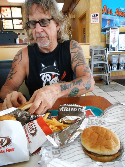 Jeff preps everything.