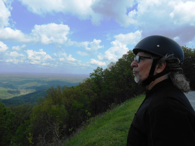 Jeff enjoying the view.