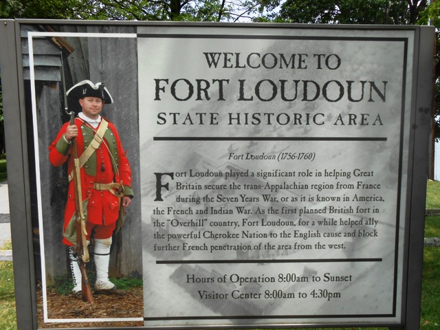 Plaque in front of the visitor center.
