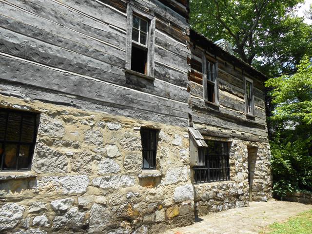 The backside of the tavern.