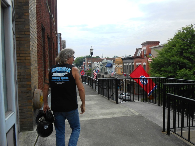 Now we are up on the second level.