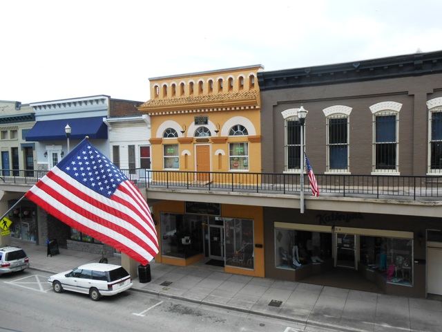It's a great view of all the historic buildings.