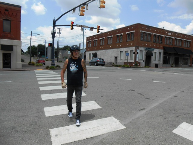 There's Jeff enjoying the view.