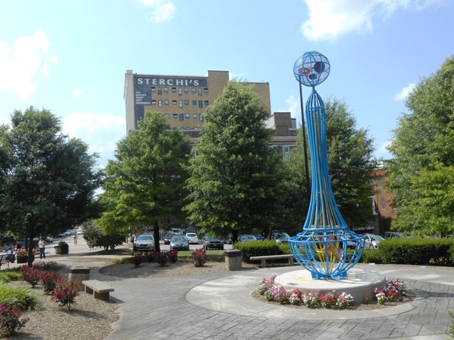 Always love seeing the contemporary art in downtown.