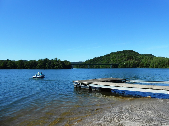 We stopped to admire the view of the water at the boat landing off Edgemoor.