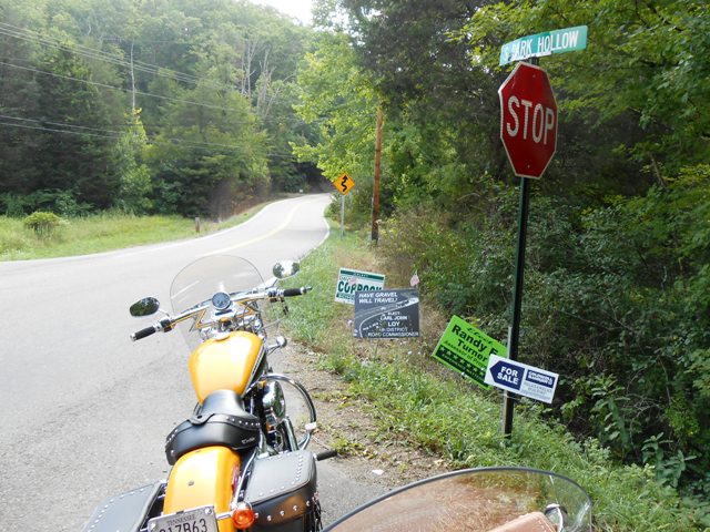 And we're headed that way up 61 toward Big Ridge State Park.