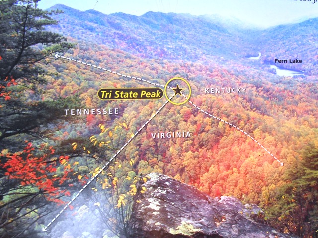 Close up of the spot on the plaque.