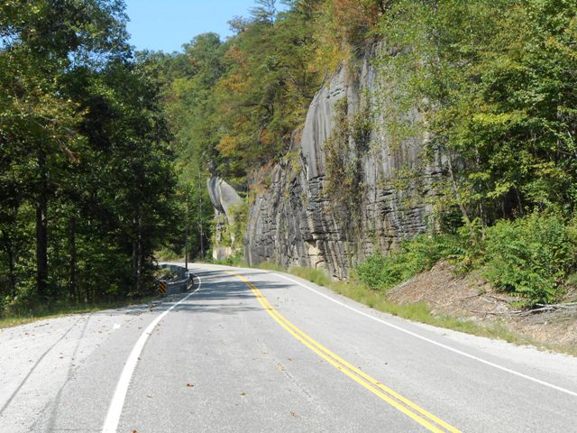 We came this way on 25W.