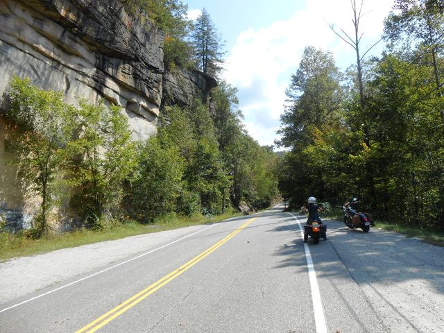 And we're headed this way on 25W toward Jellico.