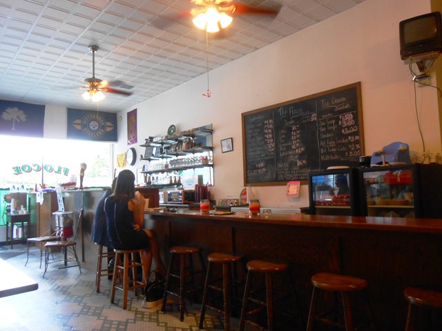 Inside the FloCoe. The people here are super nice.