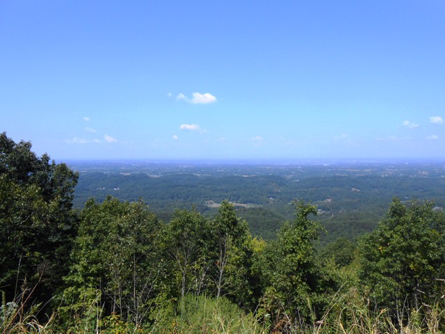 View from another overlook on the Foothills Parkway.