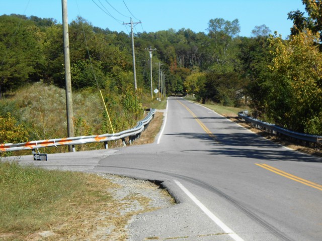 We turned onto Ballplay Road.