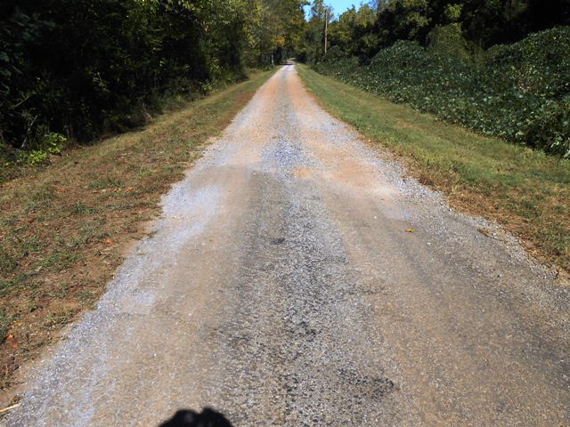 We knew we'd made a wrong turn when the road ran out!