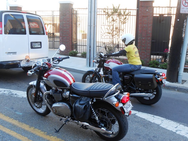 We got stopped at a train crossing in the Old City.