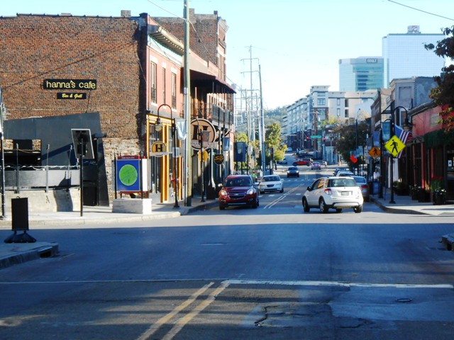 View of the Old City. Almost home.