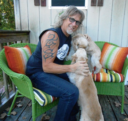 The fur kids are glad to have us home.