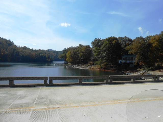 Looking across the bridge from where we parked.