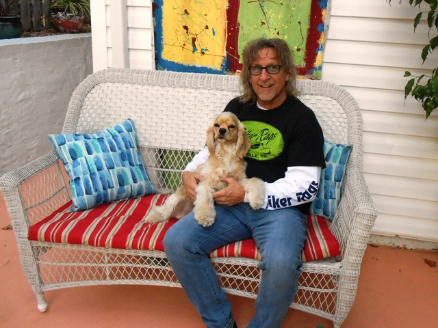 Jeff and half of the greeting committee.