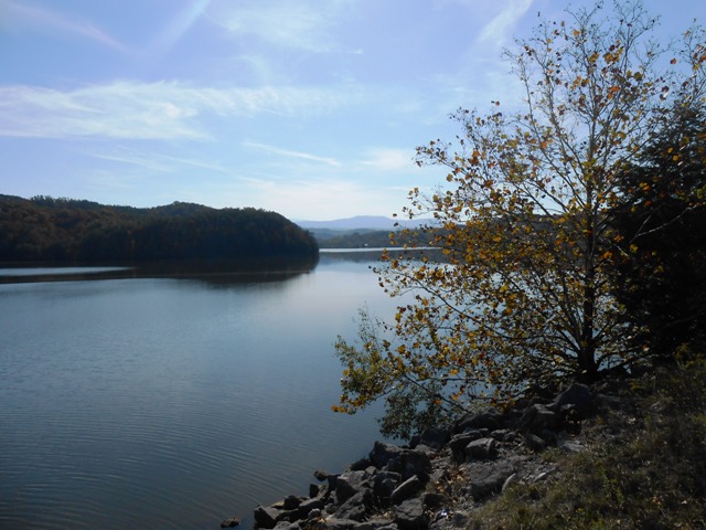 View from bridge off 360 just outside Tellico Plains.