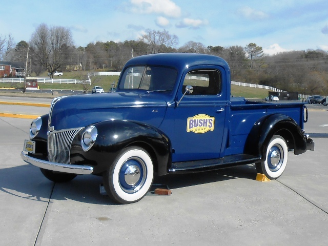 A beautifully restored truck.