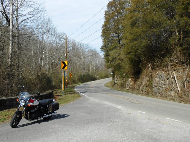 We just came that way on Indian Ridge Road.